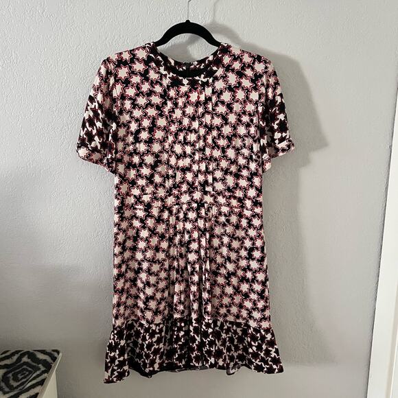 Whistles Star Print Mini Dress - Picture 4 of 12